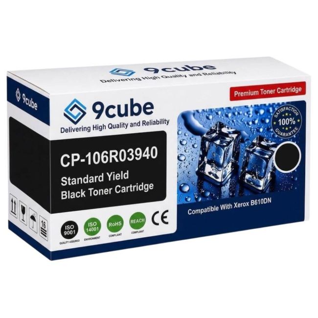 Compatible Xerox Standard Capacity Black Toner Cartridge (10,300 Pages*) CP-106R03940