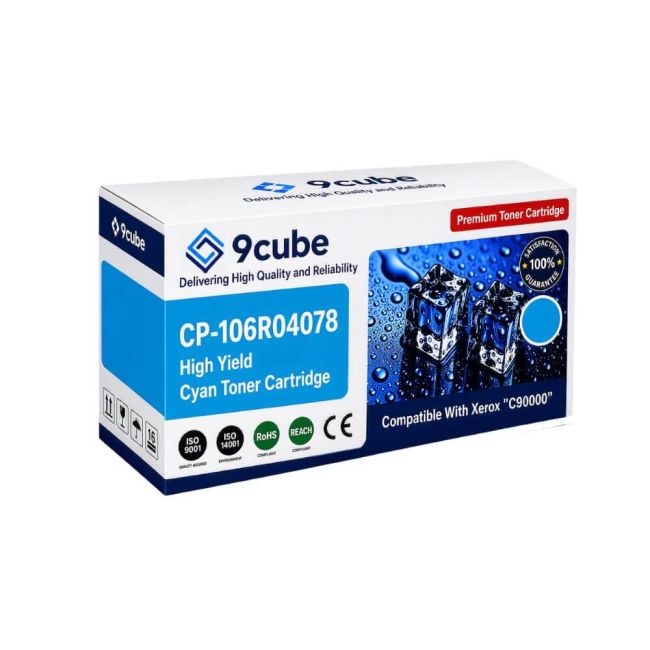 Compatible Xerox Cyan Toner Cartridge (26,500 Pages*) CP-106R04078