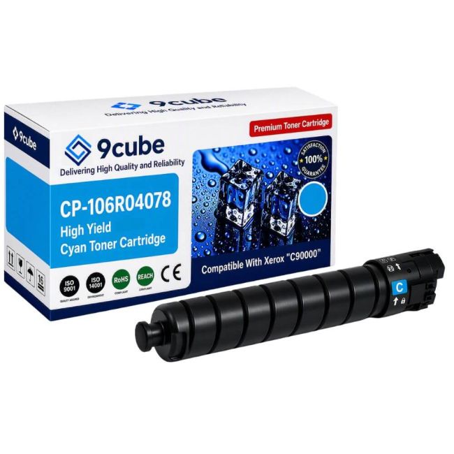Compatible Xerox Cyan Toner Cartridge (26,500 Pages*) CP-106R04078