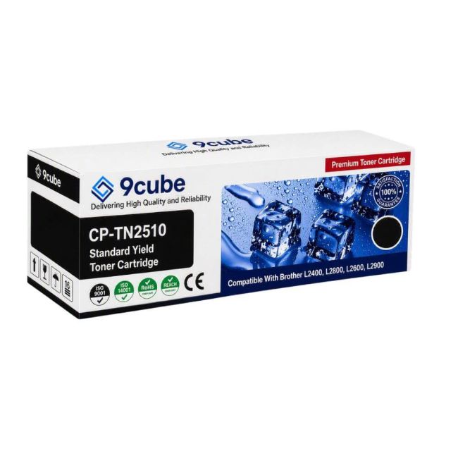 Compatible Brother TN2510 Standard Black Toner Cartridge (1,200 Pages*) CP-TN2510
