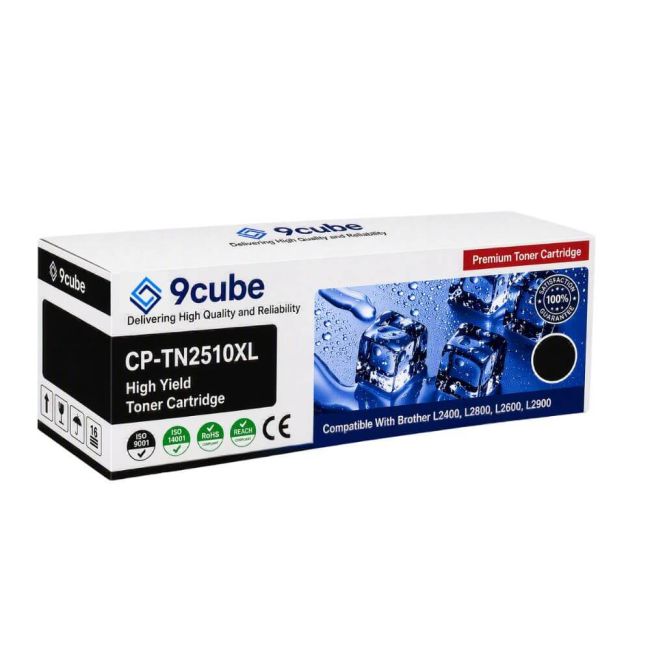 Compatible Brother TN2510XL High Yield Black Toner (3,000 Pages*) CP-TN2510XL