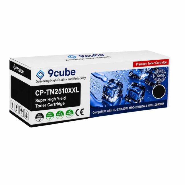 Compatible Brother TN2510XXL Super High Yield Black Toner Cartridge (5,000 Pages*) CP-TN2510XXL