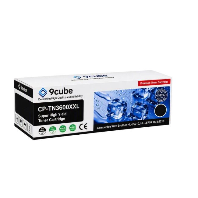 Compatible Brother TN3600XXL Super High Yield Black Toner Cartridge (11,000 Pages*) CP-TN3600XXL