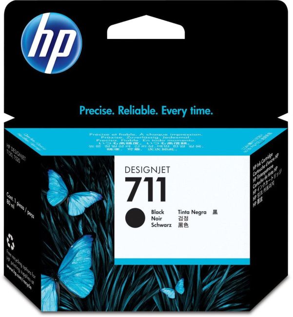 HP CZ133A 711 High Yield Black Ink Cartridge (80ml)
