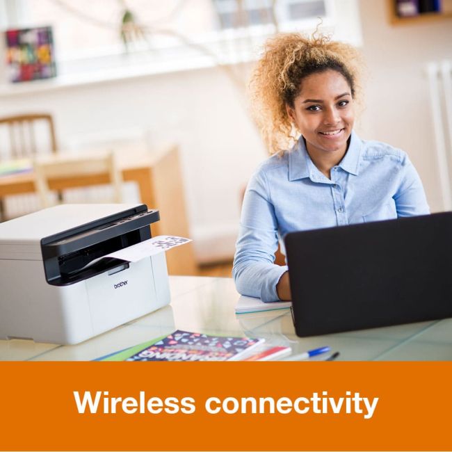 Brother DCP-1610W A4 Mono Laser MFP Right View 2 4