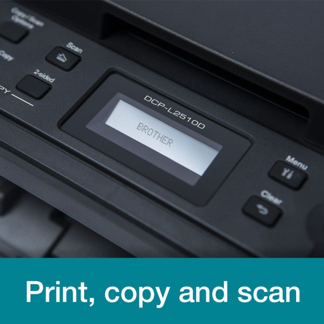 Brother DCP-L2510D A4 Mono Multifunction Laser Printer