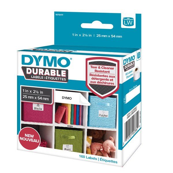 Dymo 1976411 Durable Shelving Labels
