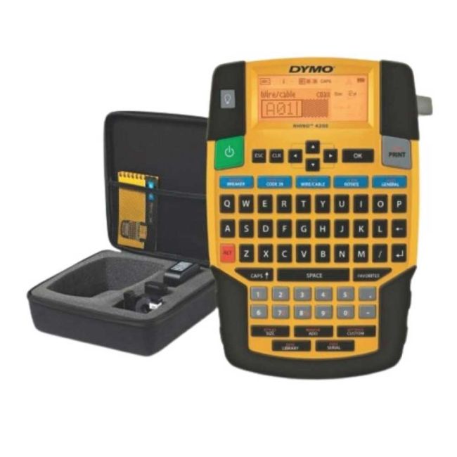 DYMO RHINO 4200 Kit Industrial Label Printer with Carry Case