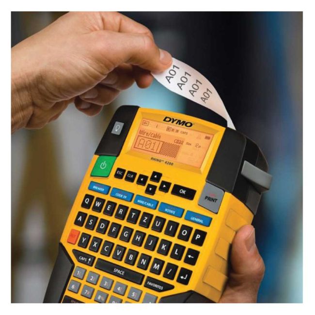 DYMO RHINO 4200 Kit Industrial Label Printer with Carry Case