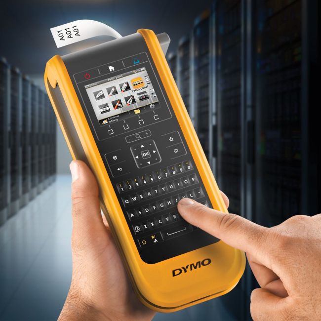 Dymo XTL 300 Label Maker in use
