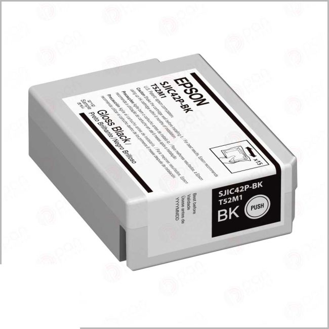 Epson SJIC-42-P Glossy Black Ink Cartridge (50ml) C13T52M140