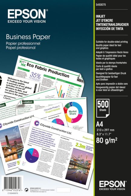 Epson Business Paper - A4 - 500 Sheets