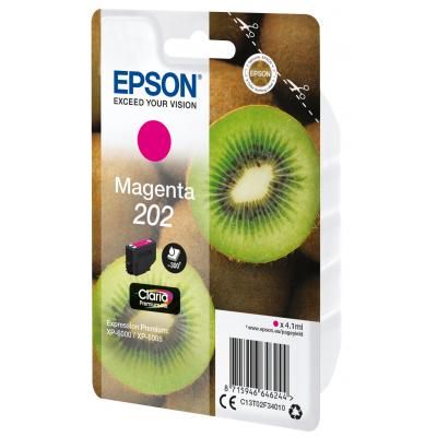 Epson C13T02F34010 Magenta 202 Claria Premium Ink (300 Pages)