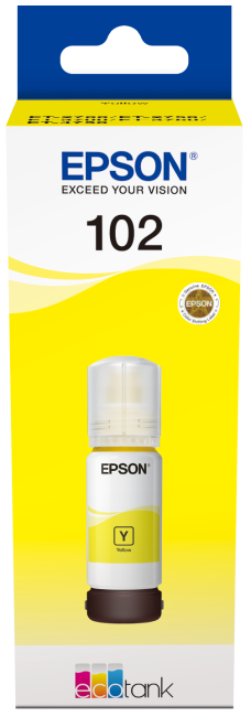 Epson 102 EcoTank Yellow Ink Bottle (6,000 Pages*) C13T03R440