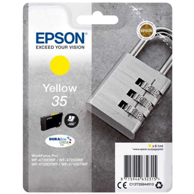 Epson Yellow 35 Ink Cartridge (650 pages*)