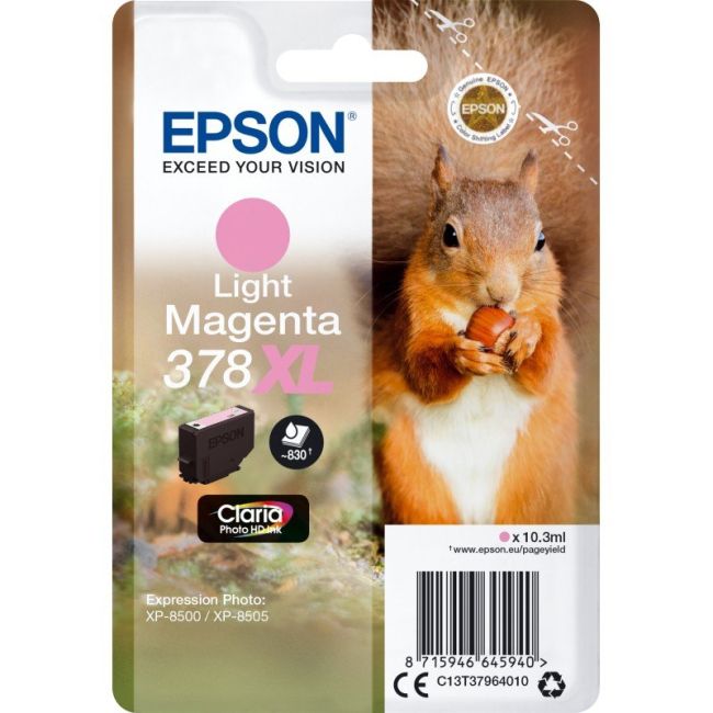 378XL Claria Photo HD Ink Light Magenta (830 Pages)