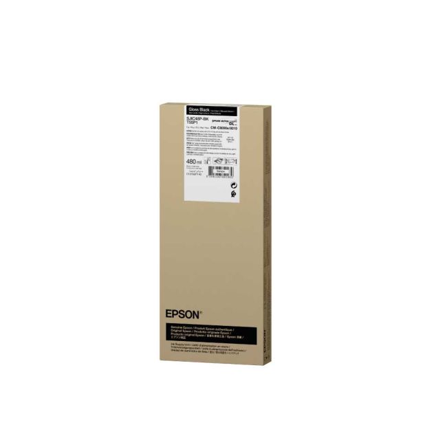 Epson SJIC48P-BK Black Ink Cartridge (Only For BK Printer) C13T55P140