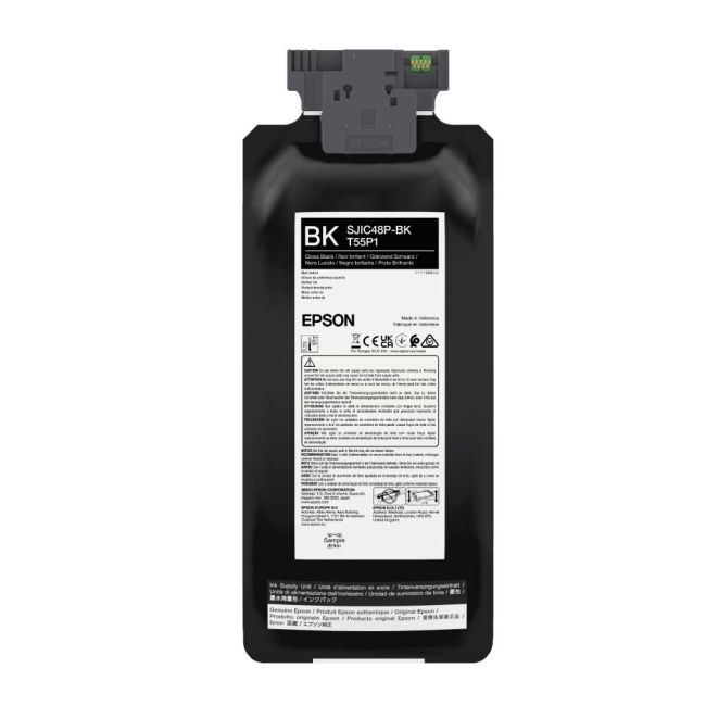 Epson SJIC48P-BK Black Ink Cartridge (Only For BK Printer) C13T55P140