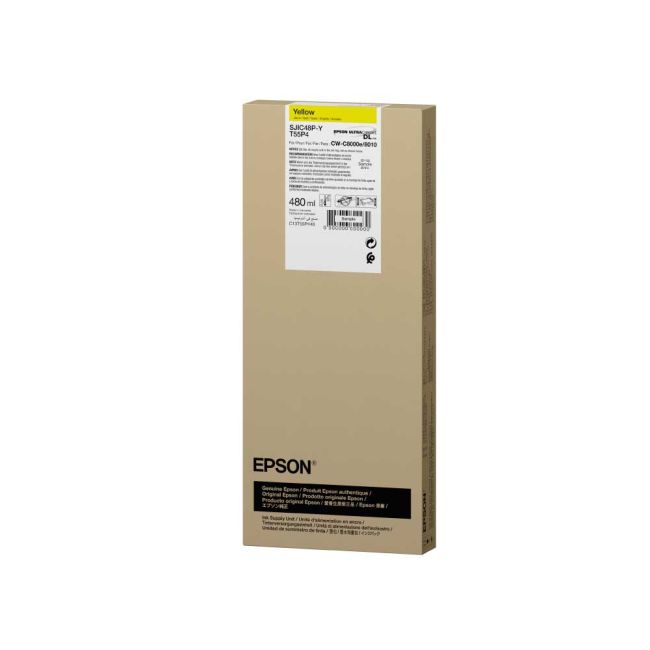 Epson SJIC48P-Y Yellow Ink Cartridge C13T55P440