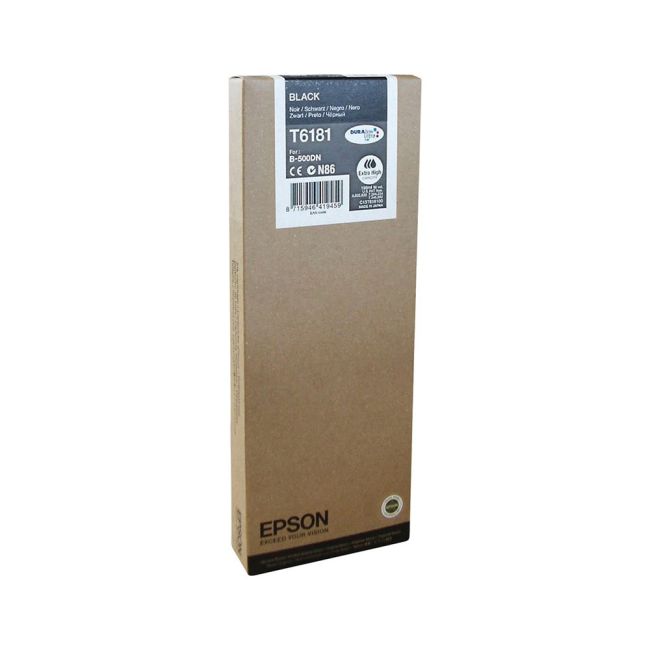 Epson T6181 Extra High Yield Black Ink Cartridge (8,000 Pages) C13T618100