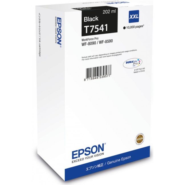 Epson C13T754140 T7541 XXL Black Extra High Capacity  Ink Cartridge (10,000 pages*)