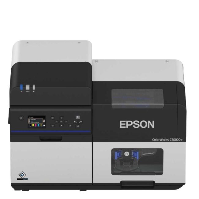 Epson ColourWorks C8000e (BK) Gloss Colour Inkjet Label Printer