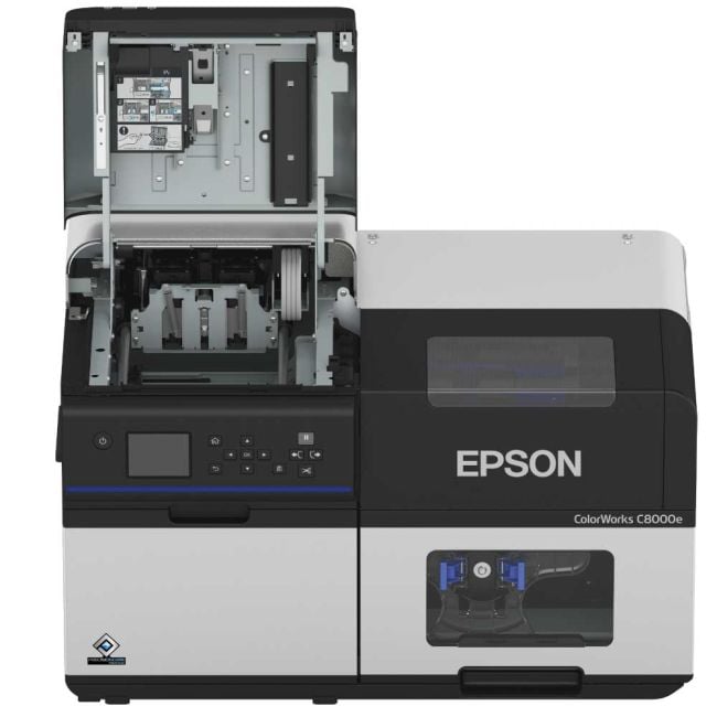Epson ColourWorks C8000e (BK) Gloss Colour Inkjet Label Printer