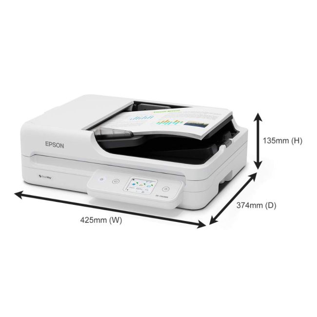 Epson WorkForce DS-1760WN A4 Flatbed & Sheetfed Scanner