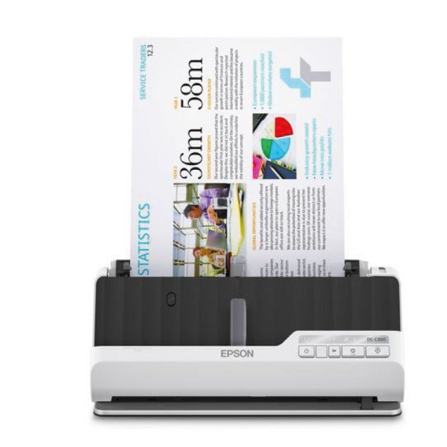 Epson WorkForce DS-C490 A4 Compact Desktop Scanner