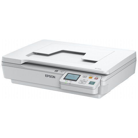 Epson WorkForce DS-5500N A4 Flatbed Network Scanner left view