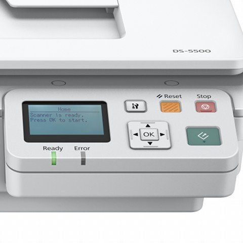Epson WorkForce DS-5500N A4 Flatbed Network Scanner close