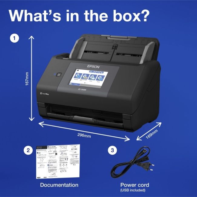 Epson WorkForce ES-590W A4 Document Scanner