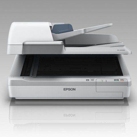 Epson WorkForce DS-60000 A3 Flatbed Scanner with ADF front view open