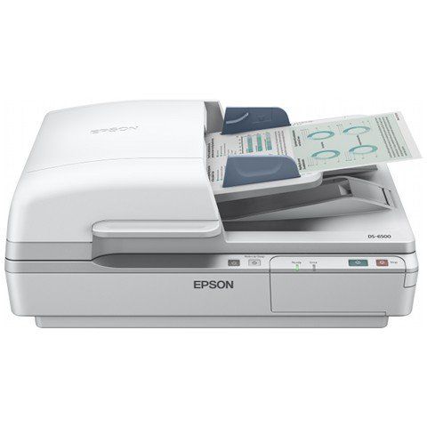 Epson WorkForce DS-7500 A4 Flatbed Scanner with ADF front view