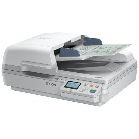 Epson WorkForce DS-7500N A4 Flatbed Network Scanner left view