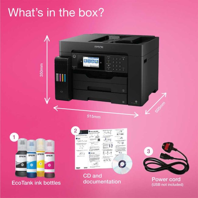Epson EcoTank ET-16655 A3+ Colour Multifunction Inkjet Printer