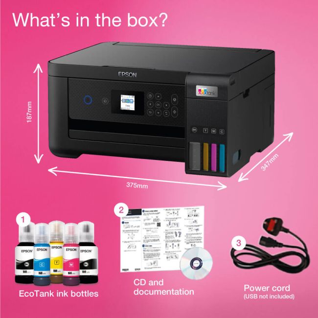 Epson EcoTank ET-2851 A4 Colour Multifunction Inkjet Printer