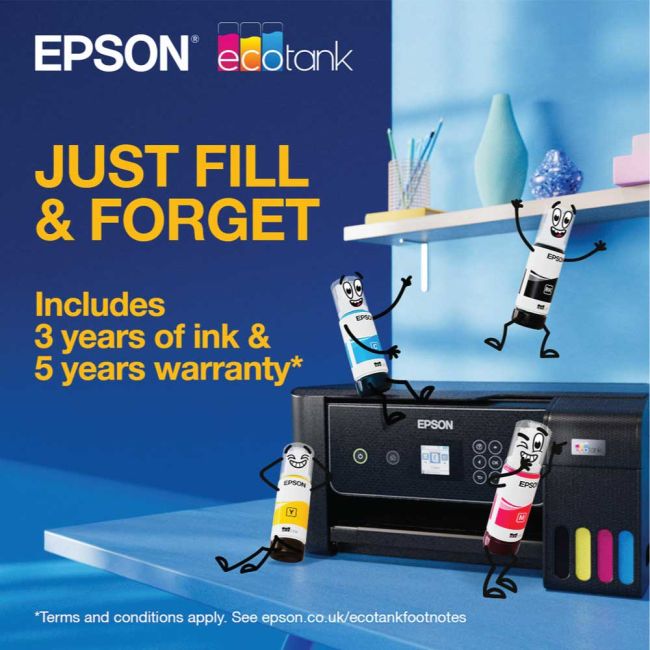 Epson EcoTank ET-2951 A4 Colour Multifunction Inkjet Printer