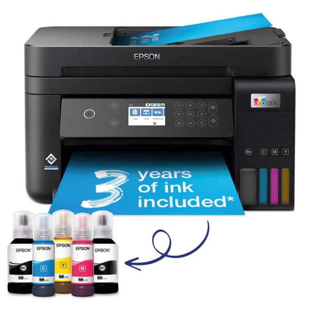 Epson EcoTank ET-3850 A4 Colour Multifunction Inkjet Printer