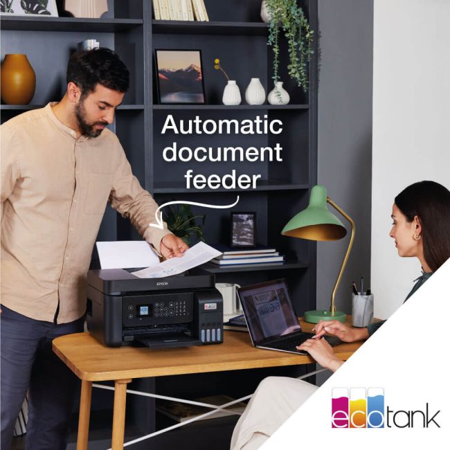 Epson EcoTank ET-3850 A4 Colour Multifunction Inkjet Printer