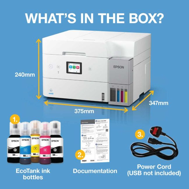 Epson EcoTank ET-4956 A4 Colour Multifunction Inkjet Printer