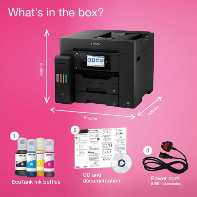 Epson EcoTank ET-5850 A4 Colour Multifunction Inkjet Printer