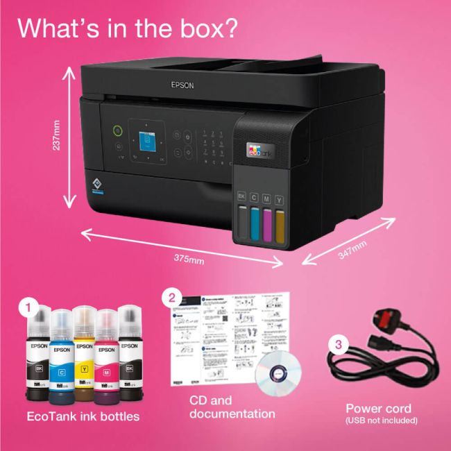 Epson EcoTank ET-4810 A4 Colour Multifunction Inkjet Printer