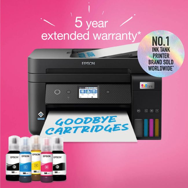 Epson EcoTank ET-4850 A4 Colour Multifunction Inkjet Printer