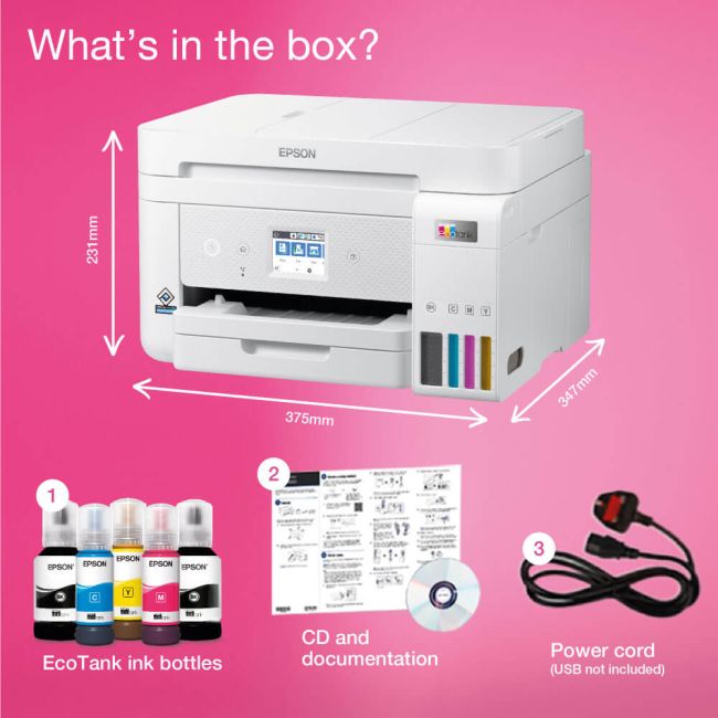 Epson EcoTank ET-4856 A4 Colour Multifunction Inkjet Printer
