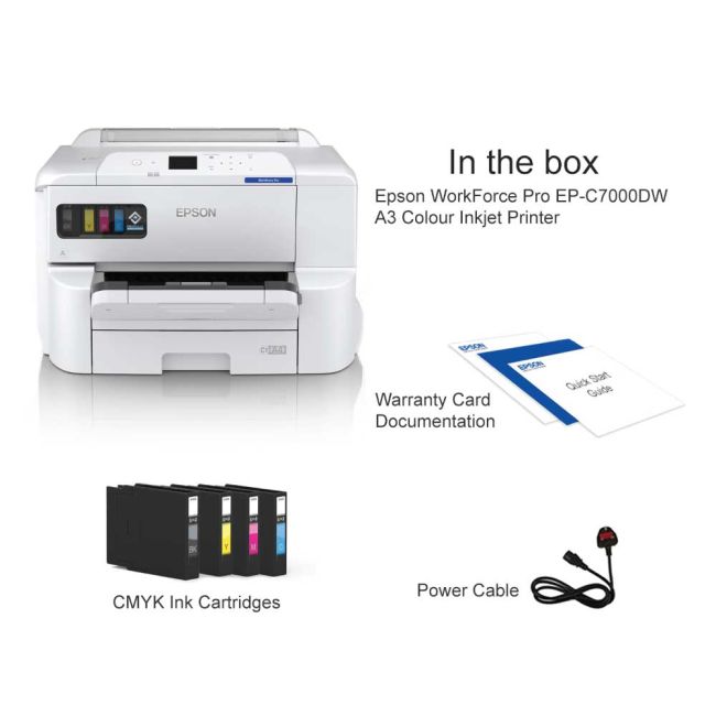 Epson WorkForce Pro EP-C7000DW A3+ Colour Inkjet Printer
