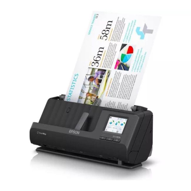 Epson WorkForce ES-C380W A4 Compact Desktop Scanner