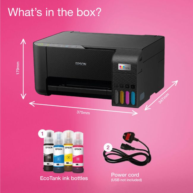 Epson EcoTank ET-2862 A4 Colour Multifunction Inkjet Printer