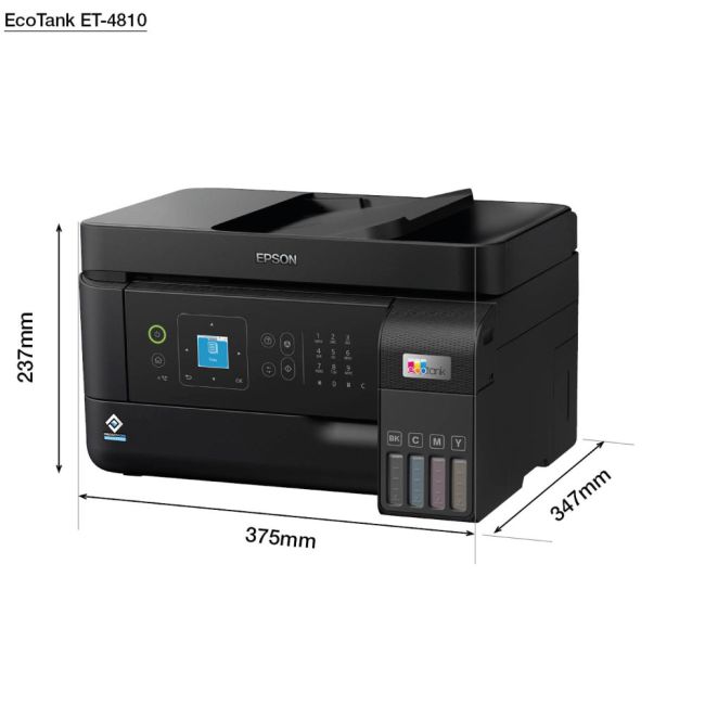 Epson EcoTank ET-4810 A4 Colour Multifunction Inkjet Printer