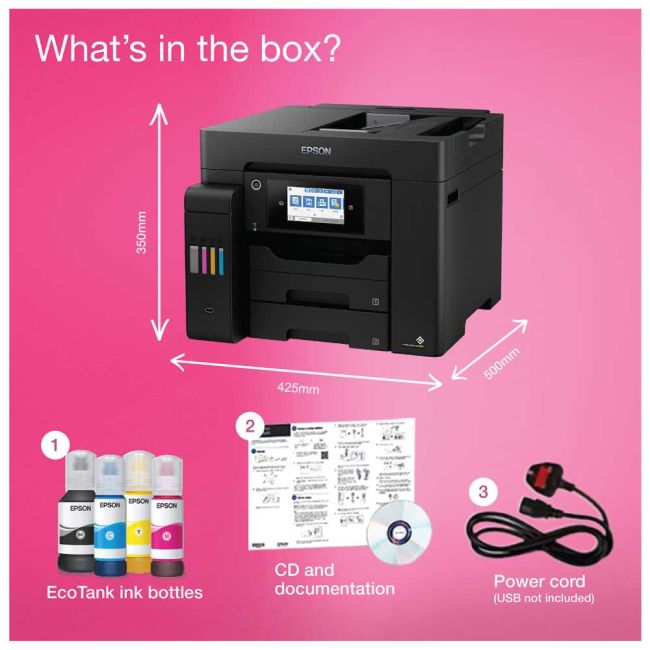 Epson EcoTank ET-5805 A4 Colour Multifunction Inkjet Printer